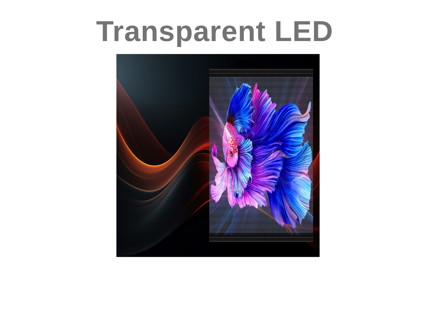 Transparente LED