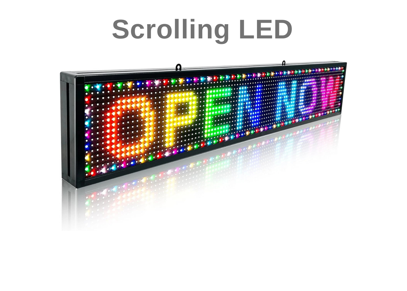 Scrolling LED